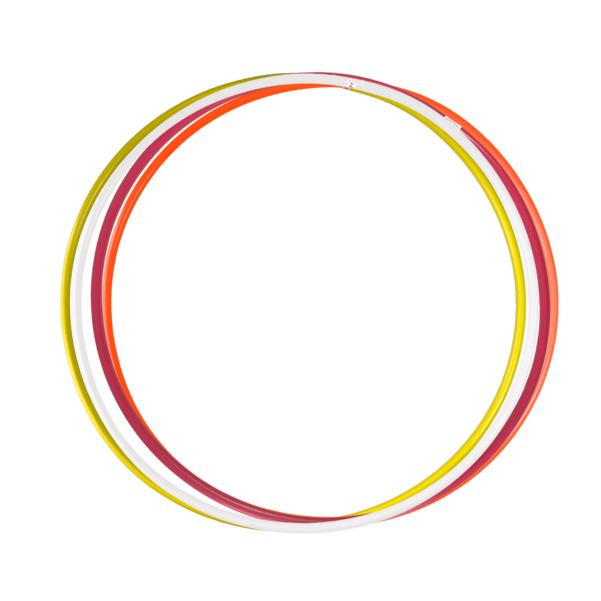 Arco bambolê de plástico 75cm Reises - cnj com 12 und