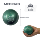 Peso de ferro 3kg Pista e Campo