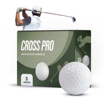 Bolas de golfe e minigolfe - cx com 3 und