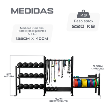 Rack Expositor Modular Multifuncional Envolst