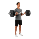 Barra W Super Curl Olímpica 1,20 m Hard Chrome Envolst