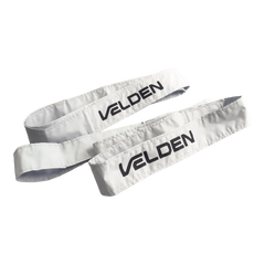 Suportes faixas brancas com velcro para antenas de voleibol Velden - par