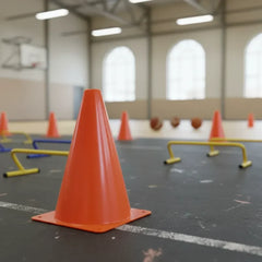 Cone plástico de agilidade 18cm Velden - Amarelo