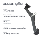 Puxador Anatômico Pegada 55cm Emborrachado Envolst