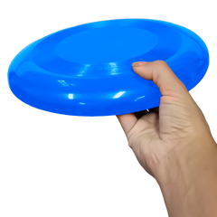 Frisbee de plástico para recreação Pista e Campo - Azul