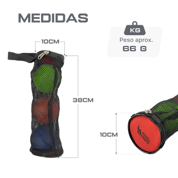 Bolsa para Transporte de Pesos de PVC Atletismo Pista e Campo