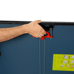 Mesa Tênis de Mesa Dobrável Azul Rede e Porta Itens Giant Dragon
