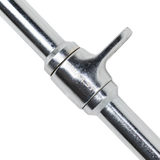 Puxador Barra Reta 50cm Pulley Cromado Maciço com Giro Envolst