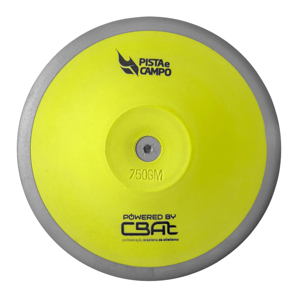 Disco de atletismo de aço e ABS 0,75kg Powered by CBAt