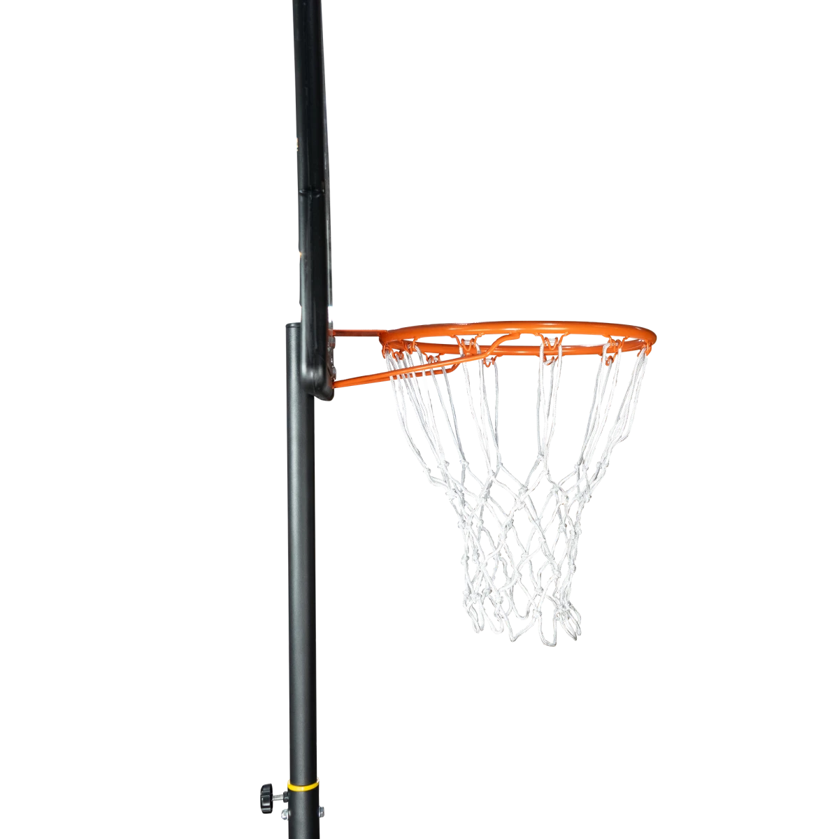 Tabela de basquete infantil juvenil móvel com poste, quadro de policarbonato e aro Velden