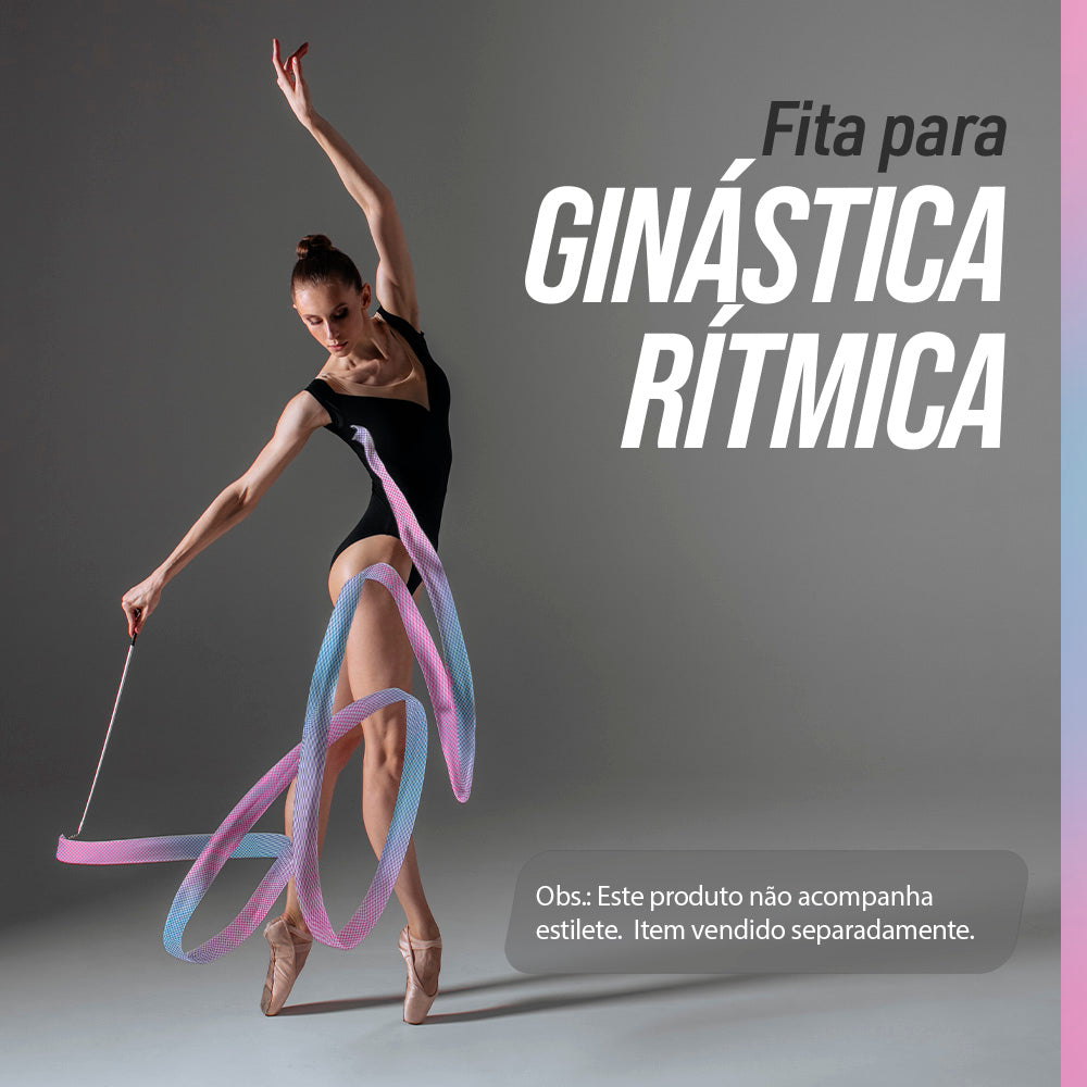 Fita 6m de Ginástica Rítmica Cetim Gracios