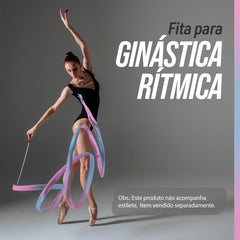 Fita 6m de Ginástica Rítmica Cetim Gracios