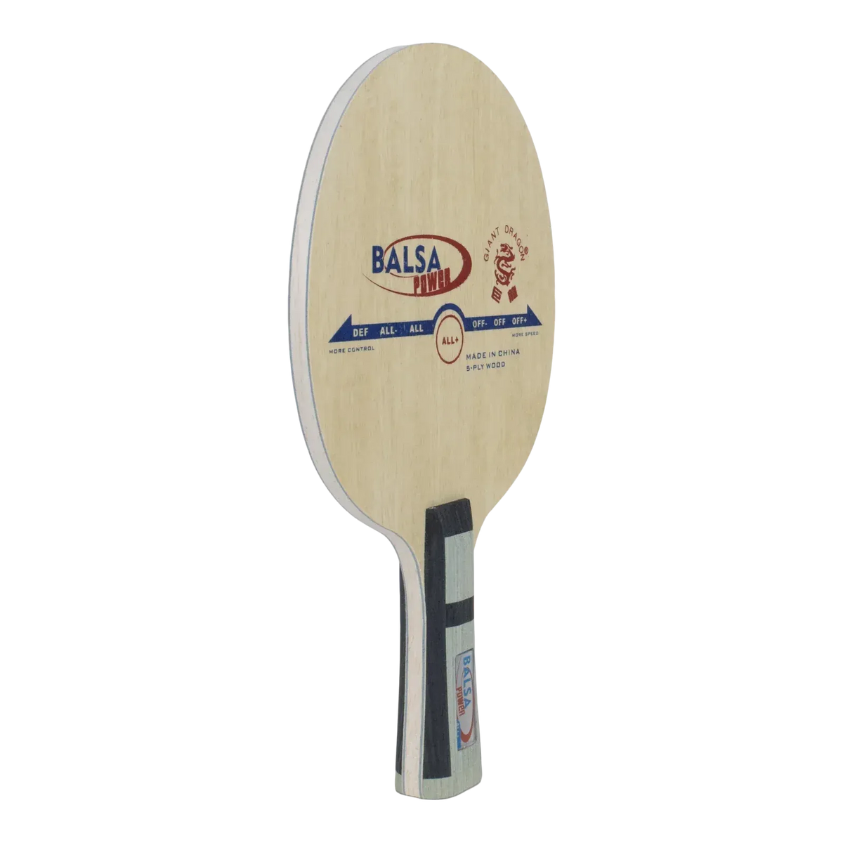 Lâmina de Raquete Tênis de Mesa Giant Dragon Balsa Power - Allround