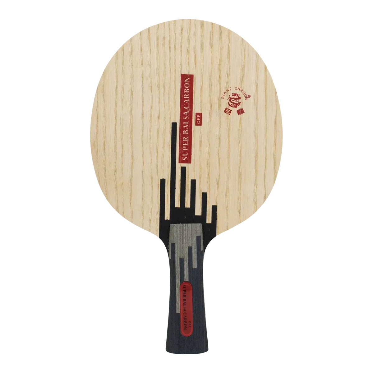 Lâmina de Raquete Tênis de Mesa Giant Dragon Super Balsa Carbon - Ofensiva