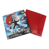 Borracha Taichi Giant Dragon Aprovada ITTF Preta e Vermelha