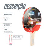 Raquete de tênis de mesa Controle Pista e Campo