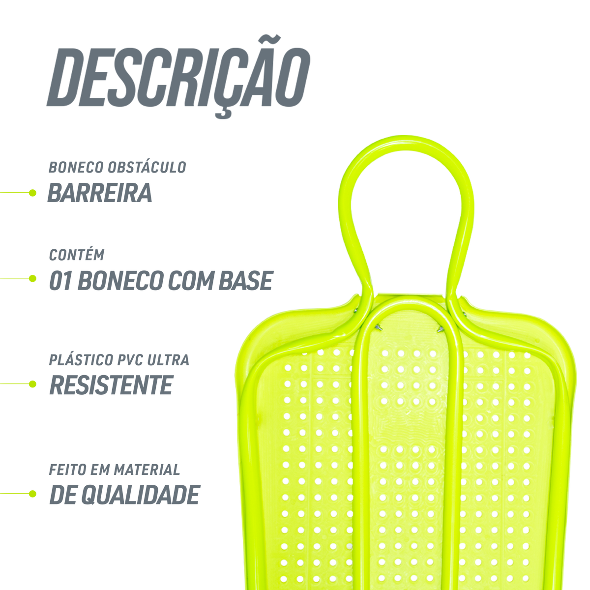 Boneco Barreira Treinamento de Falta Velden 1,80m com Base