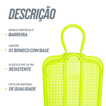 Boneco barreira para treinamento de falta no futebol com base Pista e Campo