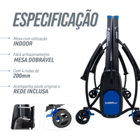 Mesa Tênis de Mesa Dobrável Azul Giant Dragon