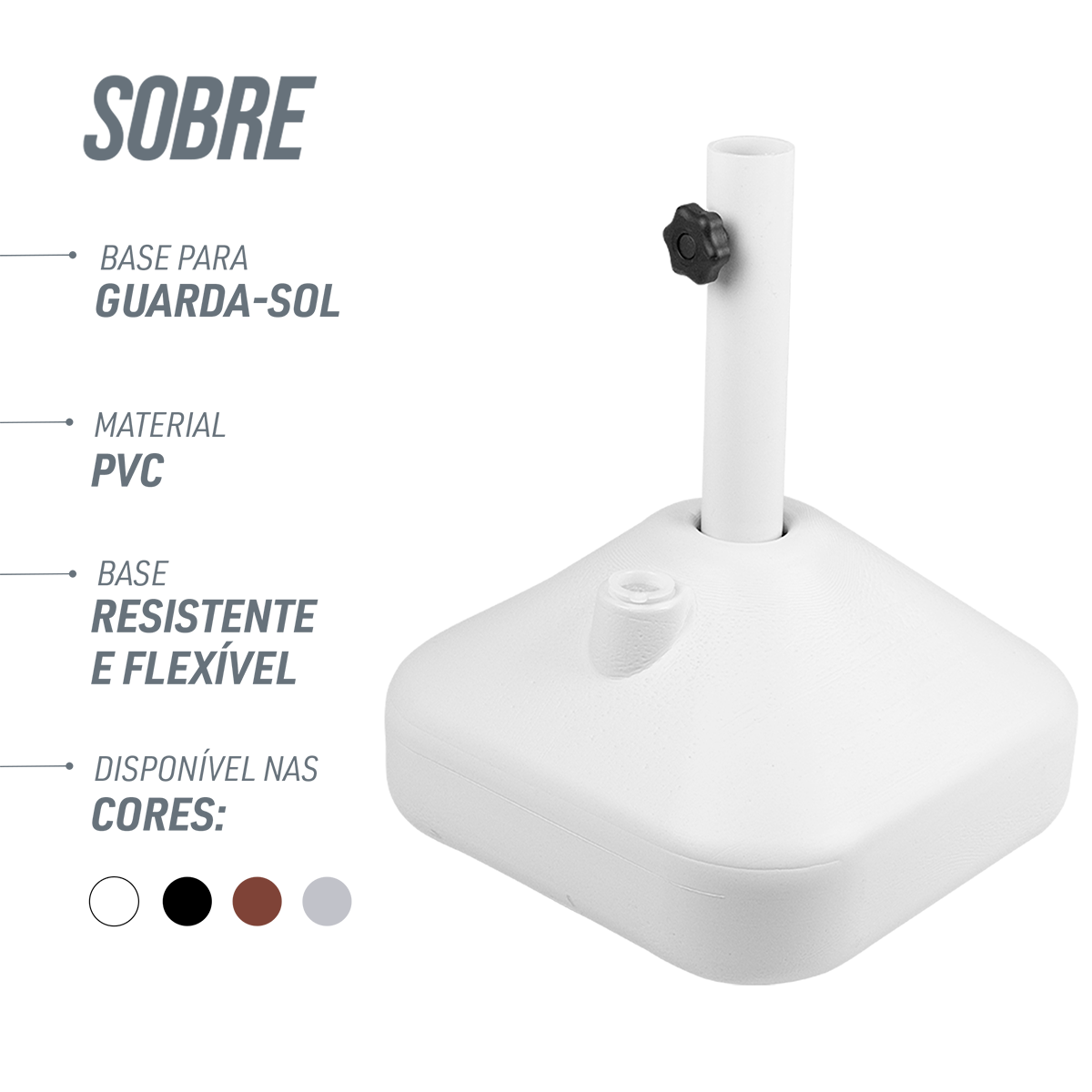 Base para Guarda-Sol e Ombrelone Himbra