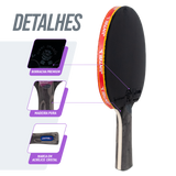 Raquete de Tênis de Mesa Jintai Astra — Alta Performance Aprovada pela ITTF