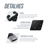 Apito de plástico tipo fox com dedal Pista e Campo