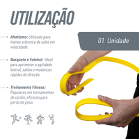 Barreirinha de Agilidade 15cm Plástico Flexível Velden