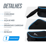 Bolsa para raquetes, bolinhas e rede de tênis de mesa Jintai