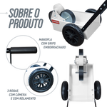 Carrinho para demarcar gramados e pistas com tinta (rolo) Pista e Campo