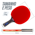 Raquete de Tênis de Mesa Jintai Astra — Alta Performance Aprovada pela ITTF