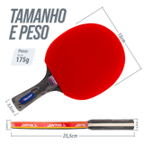 Raquete de Tênis de Mesa Jintai Astra — Alta Performance Aprovada pela ITTF