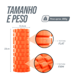 Rolo massagem foam liberação miofascial yoga e pilates Pista e Campo