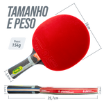 Raquete de tênis de mesa 7 estrelas Superveloce Giant Dragon