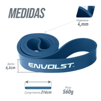Superband resistência extra-forte (cor azul) 6,4cm Pista e Campo