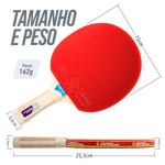Raquete de Tênis de Mesa Giant Dragon Taichi 3 Estrelas ITTF