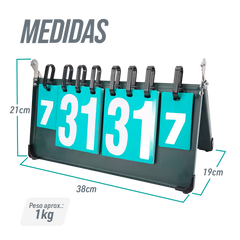 Placar Metálico até 7 Sets para Tênis de Mesa Jintai