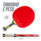 Raquete de Tênis de Mesa Superspin G4 6 Estrelas Giant Dragon