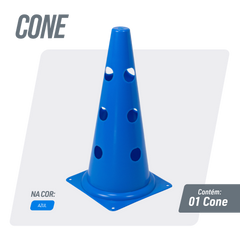 Cone Furado 38cm para Treino Esportivo Velden - Unidade