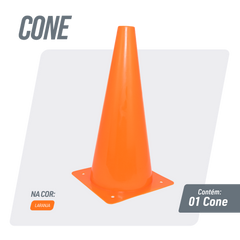 Cone Flexível 30cm para Treino Esportivo Velden - Unidade