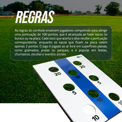 Jogo Corn Hole Saco No Buraco comercial
