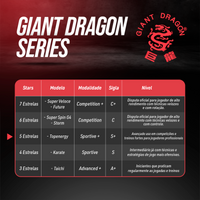 Raquete de Tênis de Mesa Giant Dragon TopEnergy 5 Estrelas