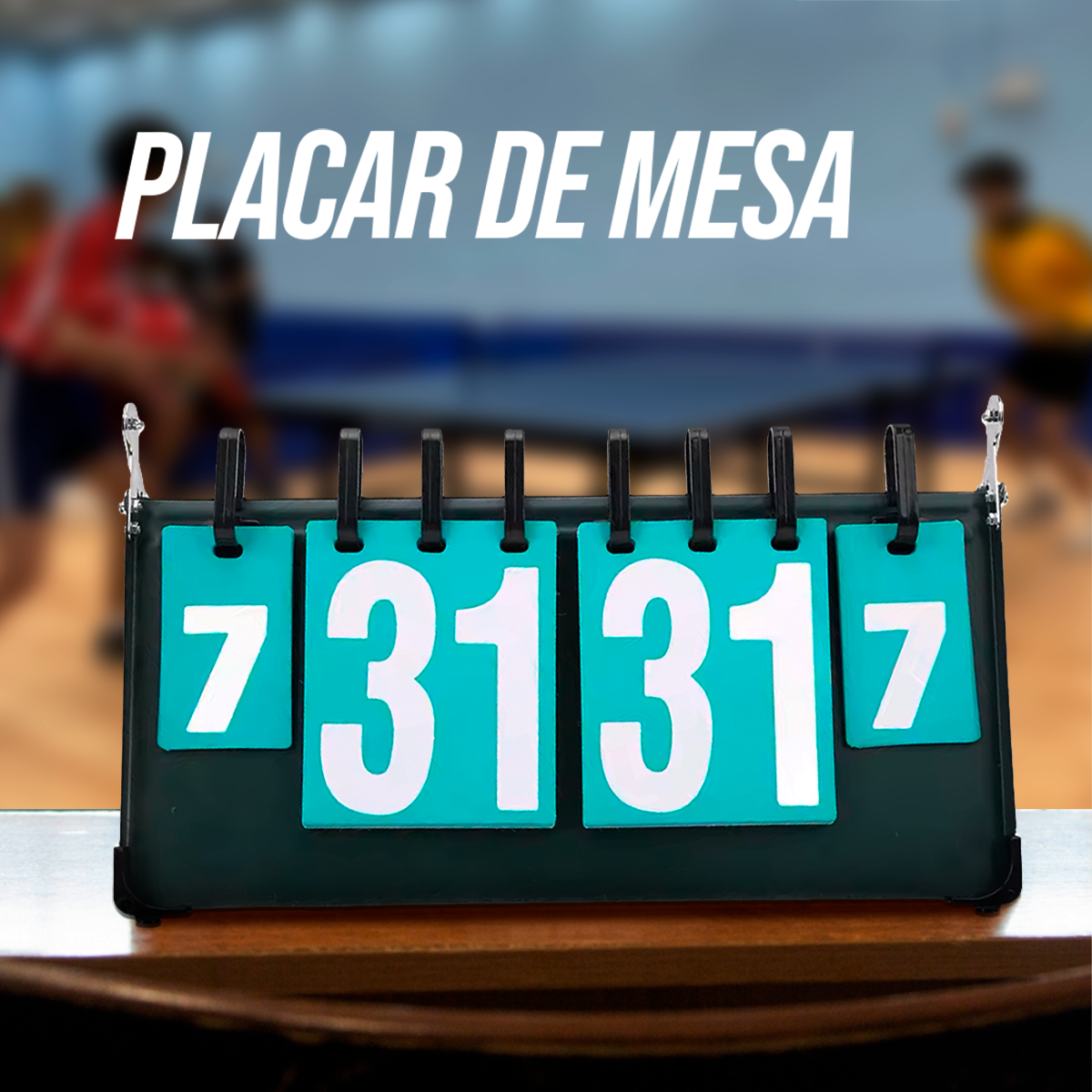 Placar Metálico até 7 Sets para Tênis de Mesa Jintai
