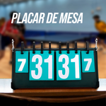 Placar Metálico até 7 Sets para Tênis de Mesa Jintai