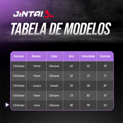 Raquete de Tênis de Mesa Jintai Astra — Alta Performance Aprovada pela ITTF