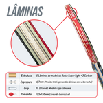 Raquete de tênis de mesa 7 estrelas Superveloce Giant Dragon