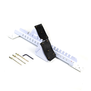 Bloco de partida de aço com ajustes de distância e inclinação Pista e Campo