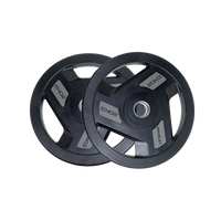 Kit 200kg Anilhas Olímpicas Vulcanizadas Envolst
