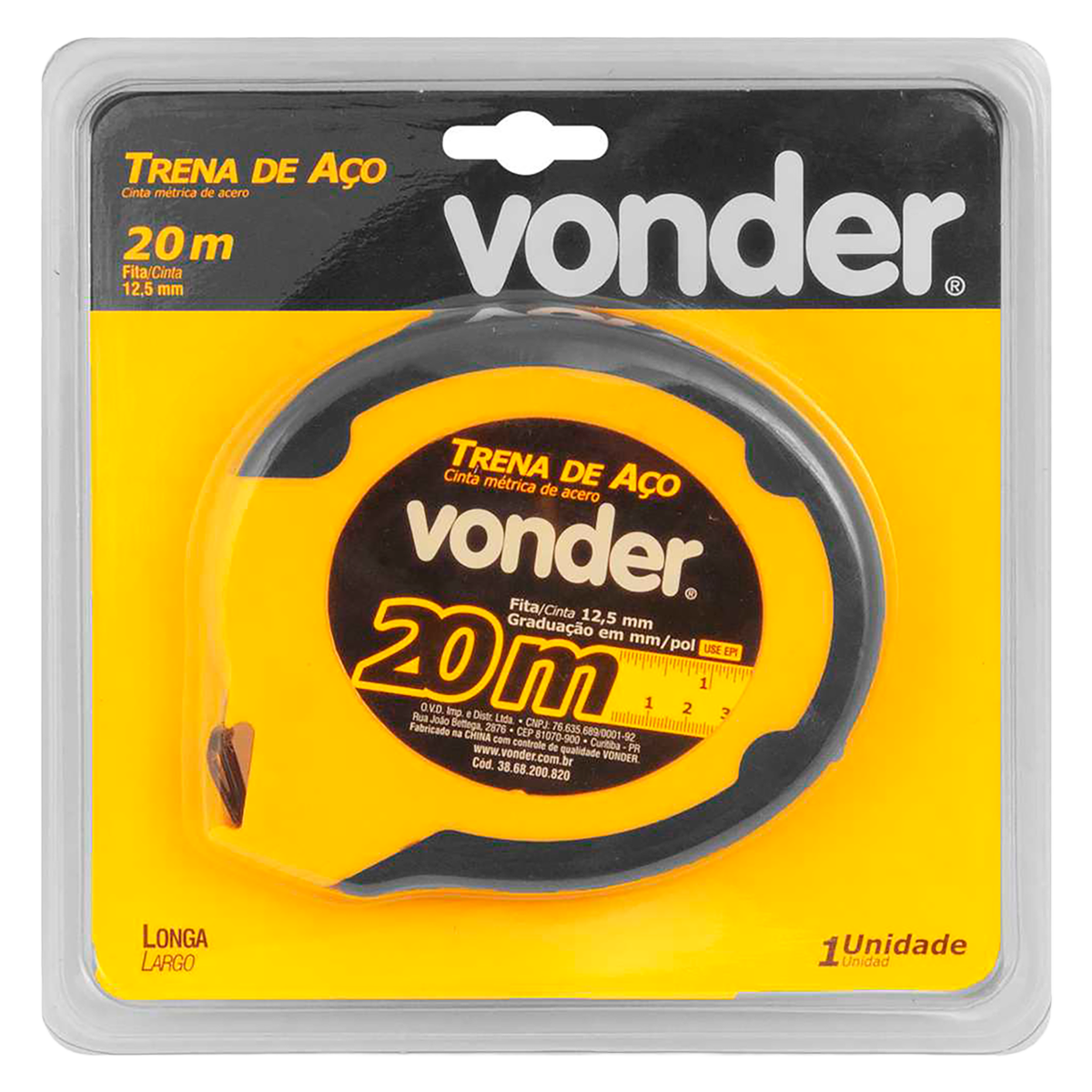 Trena de aço 20m Vonder