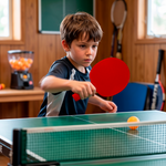 Raquete de Tênis de Mesa Infantil em Plástico Jintai