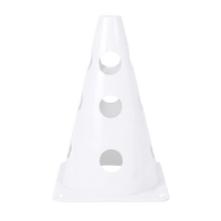 Kit 8 Cones 23cm e 4 Hastes 1m para Treino de Agilidade Velden